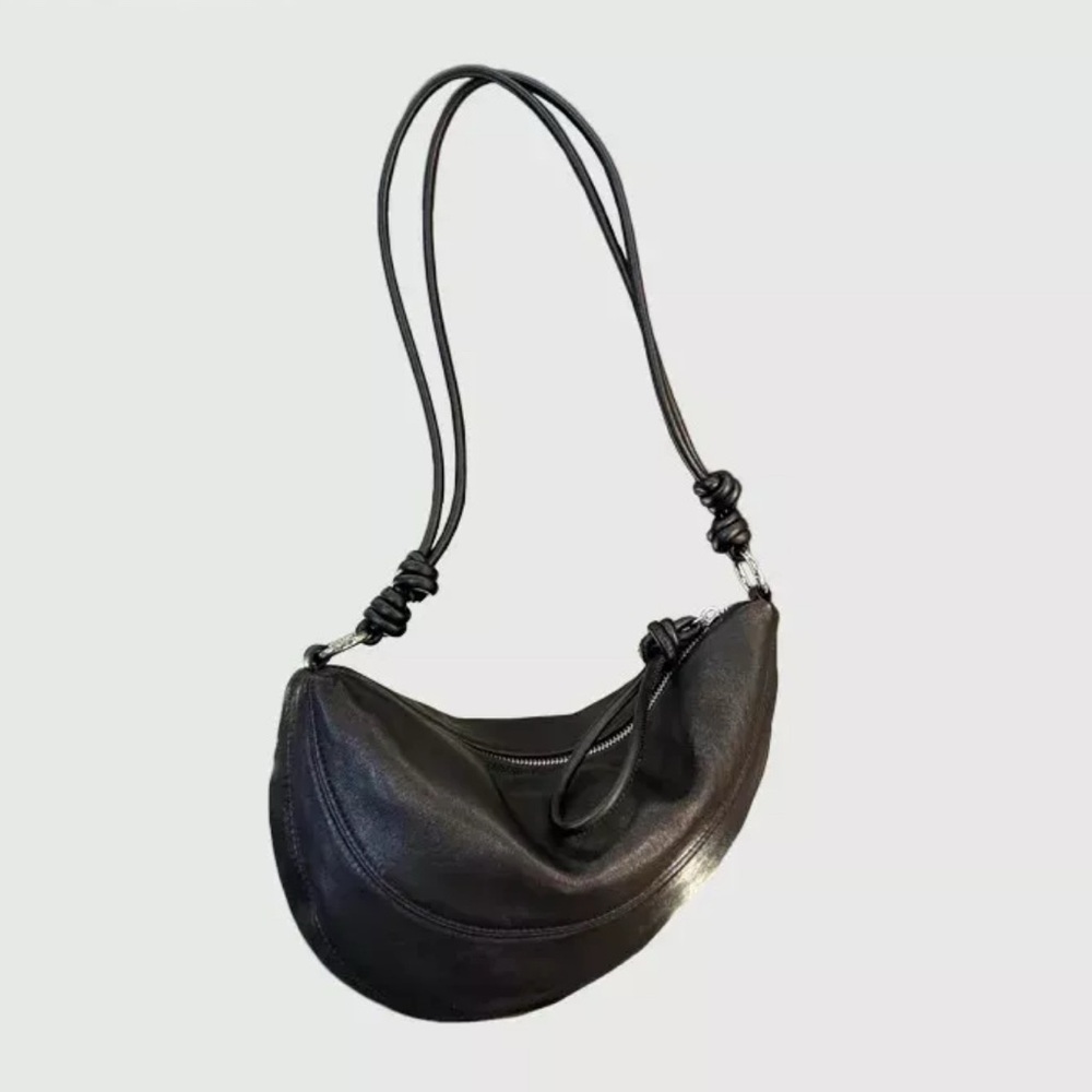 Dumpling Soft Leather Crossbody Bag